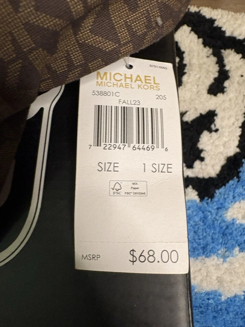 Brand New Monogram Micheal  Unisex Baseball Cap One Size